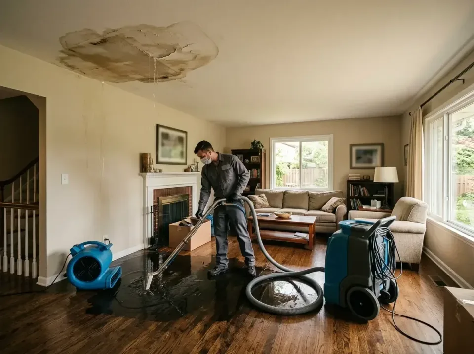 attic-pipe-burst-ceiling-drip-008 — frequently asked questions, Water Damage Restoration & Carpet Care in Stony Brook, NY